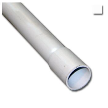 AUSSIE DUCT, Telecommunications Medium Duty 80mm Rigid conduit, 6m length, White,