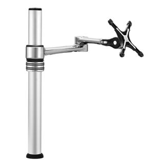 ATDEC, Visidec, Monitor bracket, Articulated arm, Desk mount, Polished, Suits LCD from 12" (30cm) - 24" (61cm), 8kg holding force, With desk clamp & bolt through options,