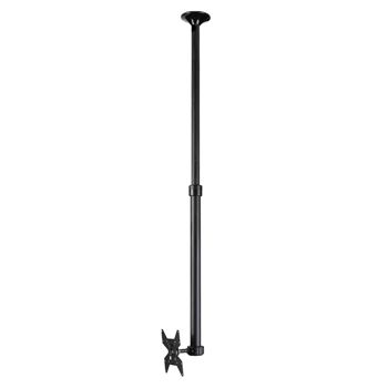 ATDEC, Telehook, Monitor bracket, Ceiling mount, Black, 25kg holding force, 900 - 1800mm extension, Vesa mount up to 200 x 200mm, 360 degree rotation,