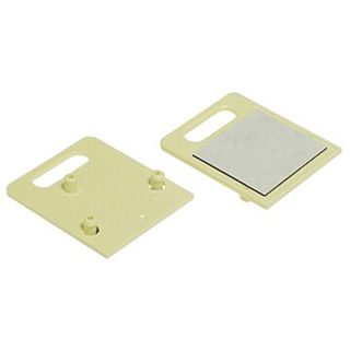 TELEMASTER, Telephone socket accessory, Self adhesive backing plate, Suits 610 and 611 telephone sockets, Eliminates the need for screws, Mounts to any flat clean surface, Ivory,