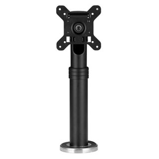ATDEC, Spacedec, Monitor bracket, Desk mount, Black, 20kg rated, Height adjustment 305 - 450mm, 20 degree rotation, Internal cable management, Vessa patterns 75x75 & 100x100mm,