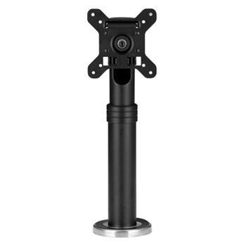 ATDEC, Spacedec, Monitor bracket, Desk mount, Black, 20kg rated, Height adjustment 305 - 450mm, 20 degree rotation, Internal cable management, Vessa patterns 75x75 & 100x100mm,