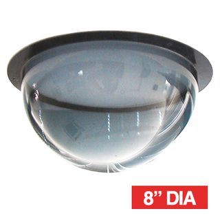 NETDIGITAL, Acrylic dome, Clear, 8" (200mm) diameter, Blackout tint available on request