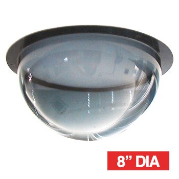 NETDIGITAL, Acrylic dome, Clear, 8" (200mm) diameter, Blackout tint available on request
