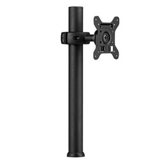 ATDEC, Spacedec, Monitor bracket, Single donut pole, Desk mount, Black, Suits LCD from 12" (30cm) - 24" (61cm), 11.5kg holding force, With desk clamp & bolt through options,