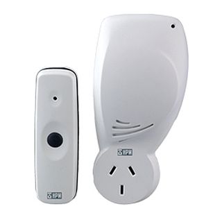 HPM, Plug in Door Chime.Receiver Plugs in to Mains,