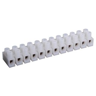 NETDIGITAL, Terminal Block, 12 way 50A @ 600V, Wire protector type,