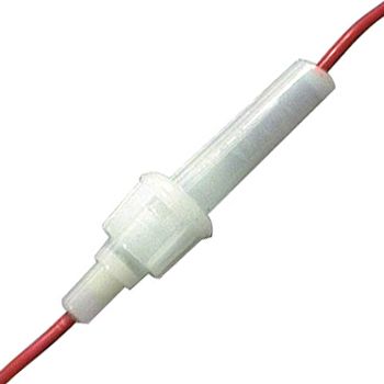 NETDIGITAL, Fuse holder, Inline 3AG with approx 140mm leads, 3A at 12V DC,