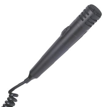 NETDIGITAL, Dynamic Handheld Paging Microphone, 500 ohms balanced, up to 2m coiled lead with 5 Pin XLR fitted