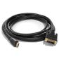 NETDIGITAL, HDMI interface lead, Metal HDMI male to Metal DVI-D male, 5m cable length,