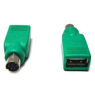 NETDIGITAL, Convertter, USB to PS2 male, Suits mouse, Green,
