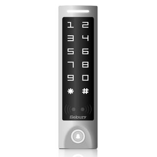 SEBURY, Touch Keypad/Reader, Up to 2000 users, Standalone or 26 Bit Wiegand output, Door and Bell relay outputs, HID compatible, Metal, Vandal resistant,IP65,Backlit keys,Keypad FC=1-15,12-24V DC,