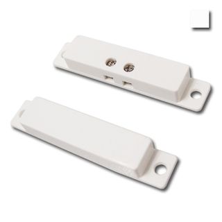 TAG, Reed switch (magnetic contact), Quick connect, Surface mount, White, N/C, 2" (50.8mm) length, 1/4" (6.35mm) width, 3/8" (9.53mm) height, 3/4" (19.05mm) gap,