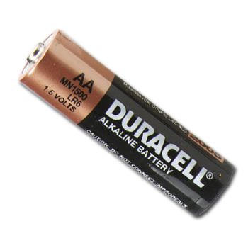BATTERY, AA size alkaline,