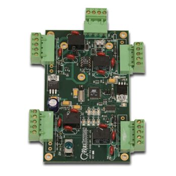 KERI, NXT series, I/O expansion module, Provides 4 additional auxiliary inputs and 4 additional auxiliary outputs, LED status indicators for power, communication and relay position, 10-14V DC 250mA,