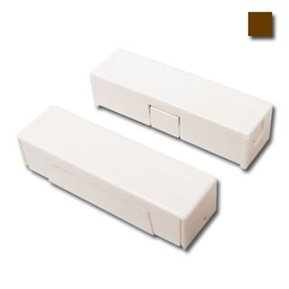 TAG, Reed switch (magnetic contact), Concealed screws, Surface mount, Brown, C/O (changeover), 2" (50.8mm) length, 3/8" (9.53mm) width, 1.2" (30.48mm) height, 1" (25.4mm) gap,