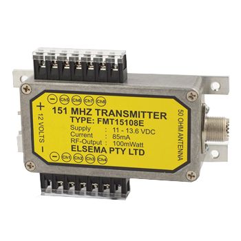 ELSEMA, Transmitter, 8 Channel, 100mW, With case,  12VDC,