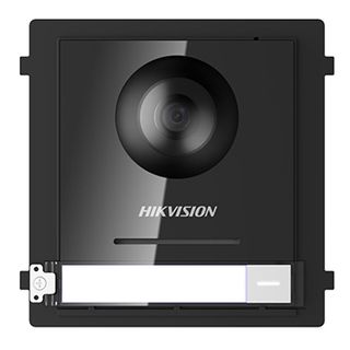 HIKVISION, Intercom, Gen 2, Video door station module, HD-IP, Single call button, 2MP camera, 180 degree view, IP65, POE,