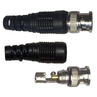 XTENDR, BNC connector, Male, Screw type, Universal 2-Piece, 0.9mm centre pin, Suits 5C2V coaxial cable,