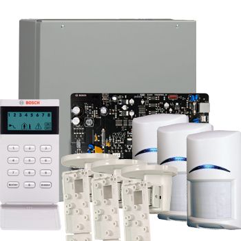 BOSCH, Solution 2000, Alarm kit, Includes ICP-SOL2-P panel, IUI-SOL-ICON LCD keypad, 3x ISC-BPR2-W12 PIR detectors, 3x B338 brackets,