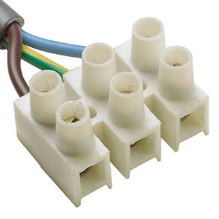 TERMINAL Block, 12 way 10A, wire protector type,