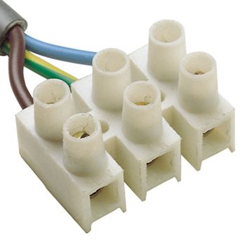 TERMINAL Block, 12 way 10A, wire protector type,