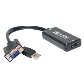 NETDIGITAL, VGA To HDMI And 3.5mm Stereo Audio Converter