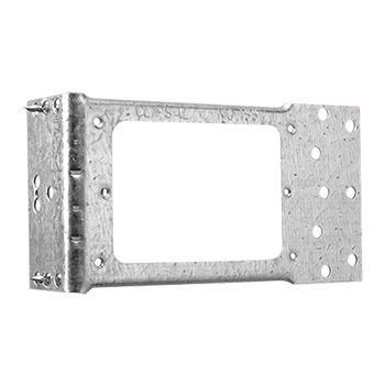 CLIPSAL, Metal mounting bracket, Right angled, For stud fixings, Horizontal mounting with fixing nails, Suits Clipsal wall switch plates,