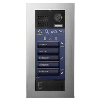AIPHONE, IX Series, Door station, Stainless steel, Flush mount, 7" Touch screen, POE,