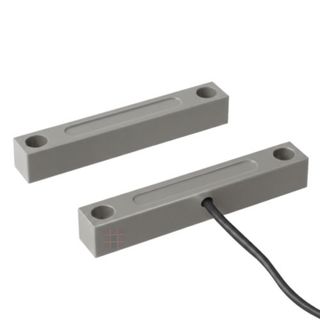 TAG, Reed switch (magnetic contact), Steel door, Surface mount, Grey, N/C, 4 1/8" (104.77mm) length, 5/8" (15.88mm) width, 5/8" (15.88mm) height,  2 1/2" (63.5mm) wide gap, 18" (457.2mm) leads,
