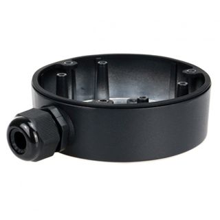 HIKVISION, Surface mount adaptor, Black, Suits Hikvision Motor vari-focal vandal domes, Provides surface mounting and conduit access