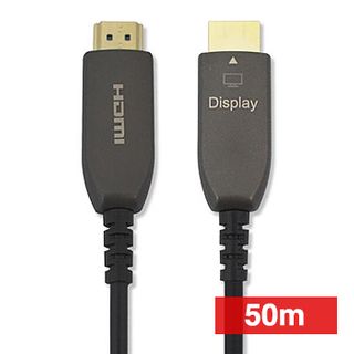 XTENDR, HDMI Active Optical Cable (AOC), 4K/UHD, 4096x2160 or 3840x2160, 50/60Hz at 4:4:4, 18Gbps, HDR10, HDCP2.2, Dolby Atmos, Directional, 28 AWG cable, 50m