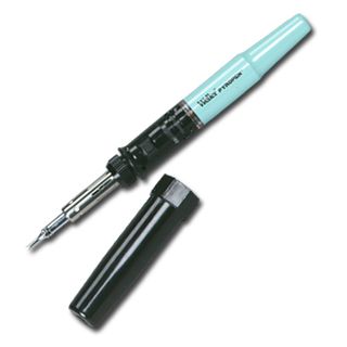 WELLER, Pyropen, Soldering iron, Cordless, Self igniting, Butane gas powered, 30 sec heat up time, Includes 2.0mm chisel tip, 5.7mm hot air tip, sponge and case,