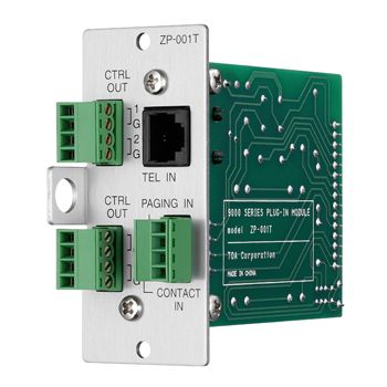 TOA, Telephone Zone Paging Module, Balanced 600 Ohm Input, DTMF Signal,