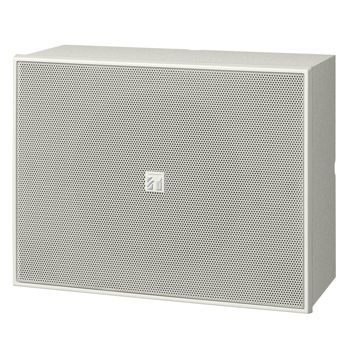 TOA, 6" Double Cone wood box speaker, Wall mount, Metal grill, 6W, 100V line (Taps at 2.5, 5,10W),