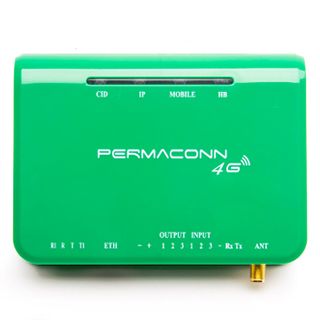 PERMACONN, IP communicator, 4G (Optus 3G & Telstra Next G), Dual SIM + IP comms, 3 input + 3 output, Contact ID interface,