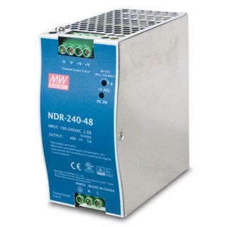 NETDIGITAL, Power supply, 240 Watt, Din rail mount, 48V DC,