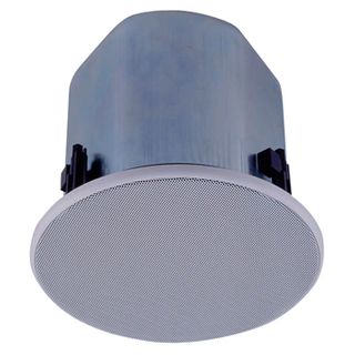 TOA, Wide dispersion speaker, Ceiling mount, 30W, 5", Off white grille, 100V line (Taps at 30, 10, 3, 1 W), Coaxial, Cone driver & dome,
