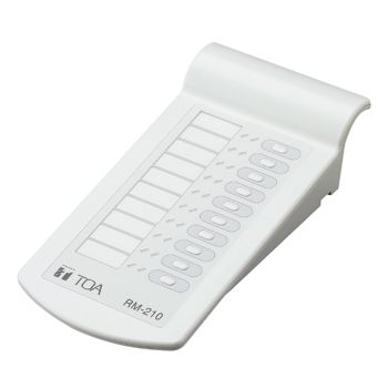 TOA, Remote microphone extension unit, Extends RM200M by an additional 10 zones,