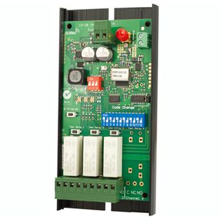 ELSEMA, Receiver, 3 Channel, 915-928 MHz, 4 Relay outputs, PCB only, 10-28V AC/DC, Requires ANT915MHz series antenna,