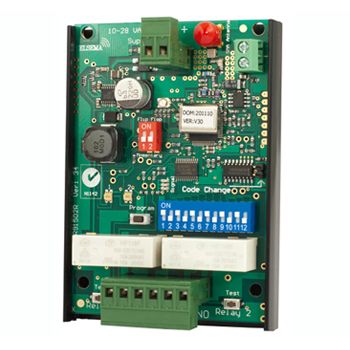 ELSEMA, Receiver, 2 Channel, 915-928 MHz, 4 Relay outputs, PCB only, 10-28V AC/DC, Requires ANT915MHz series antenna,