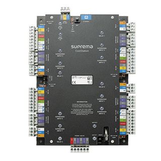 SUPREMA, CoreStation 4 Door Controller, Expandable to 132 doors, Up to 500,000 users, TCP/IP, Wiegand, RS485, Relay, Anti tamper, Compatible with BioEntry R2, 12V DC