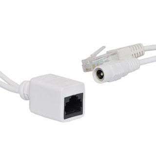 NETDIGITAL, PoE Passive Adaptor Kit, This PoE adaptor pair contains an injector and splitter for using with products that do not have PoE in-built.  DC jack connections. Typical max range: 30-40m