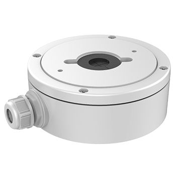 HIKVISION, Surface mount adaptor, Suits Hikvision DS-2CD2555FWD-I series mini vandal domes, Provides surface mounting and conduit access