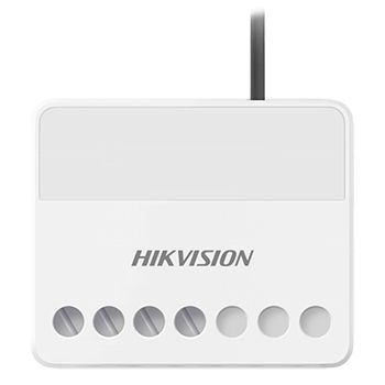 HIKVISION, AX Pro, Wireless Relay module, 433MHz, Two-way, Tri-X wireless technology, Configures from the APP, Tamper, NO/NC relay contact, 100-240V AC