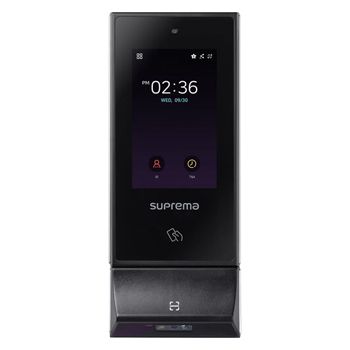 SUPREMA, X-Station2, Smart IP RFID reader, IP65, Up to 500,000 Card users, TCP/IP, Wiegand, RS485, Relay, EM 125kHz, Mifare, DESFire EV1 compatible, NFC, BLE, QR code, Poe, USB 2.0, 12/24V DC,