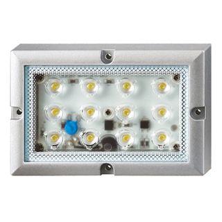 QLIGHT, High Intensity LED work light, Water, Vibration and oil resistant, 155x105mm, White light, 1000 Lux at 1m, 2m wide beam, IP67/IP69K, Rear cable entry