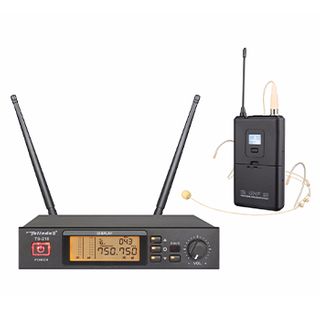 ULTRA Wireless microphone system, BP1300 Body pack transmitter, Ultra slim headset, WM640H01 200Ch receiver, True diversity system, ARC compression,