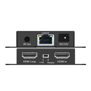 XTENDR, HDMI extender, 1080p60Hz YUV4:4:4, 50m, POC provided to receiver, requires single Cat5e/6 cable, EDID copy, Bi-Direct IR, HDMI V1.3, DVI 1.0, LPCM up to 7.1,