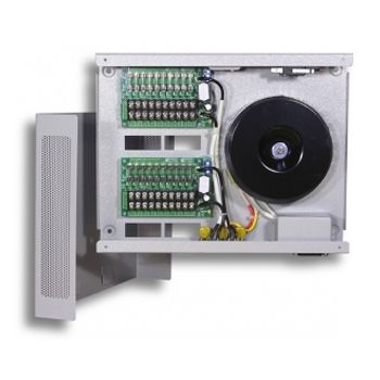 TAC TEC, Power supply, 24V AC 10A, Steel enclosure, Power distribution module 20 x 500mA fused outputs, Anti surge, Suits CCTV apps,